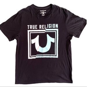 FREE SHIPPING True Religion Essential Tee in Black